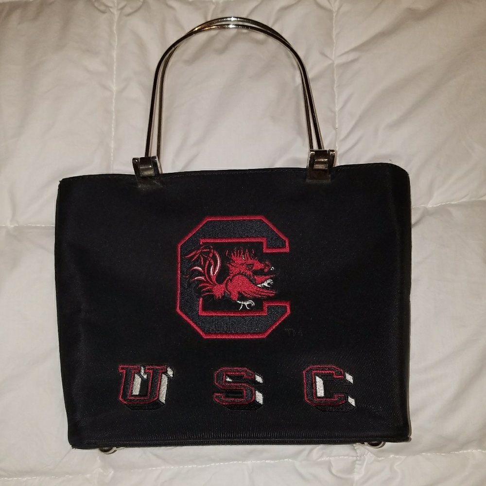 Black University of South Carolina USC purse bag